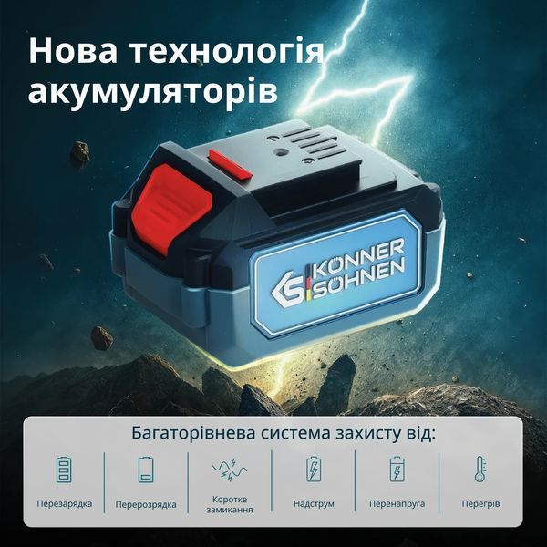 Акумуляторний секатор K&ouml;nner & S&ouml;hnen CPS20V-40 Case KS CPS20V-40 Case фото