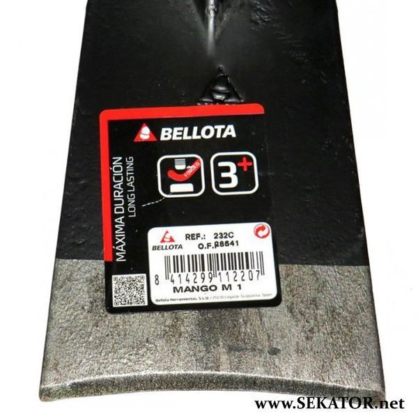 Мотика кована з держаком Bellota / Беллота 232-C CM1200, 80 мм (Іспанія) 232-C.B CM1200 фото