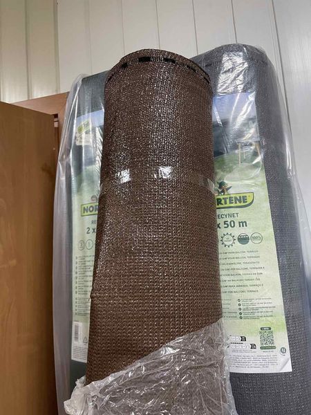 Сітка для затінення Nortene / Нортене Recynet 80% (Угорщина) коричнева Recynet Brown-1 фото