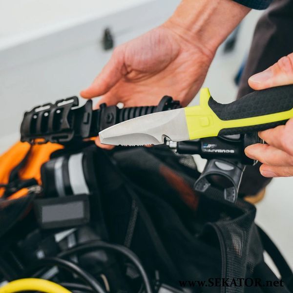 Рятувальний та пірнальний ніж Gear Aid / Геа Ейд Tanu Nav Green (США) Tanu Nav Green фото