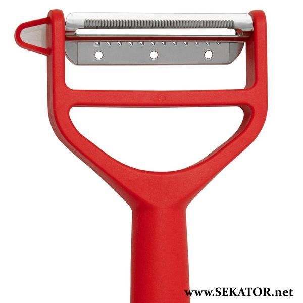 Двостороння овочечистка Opinel T-Duo Polymer Red (Франція) 002429 фото