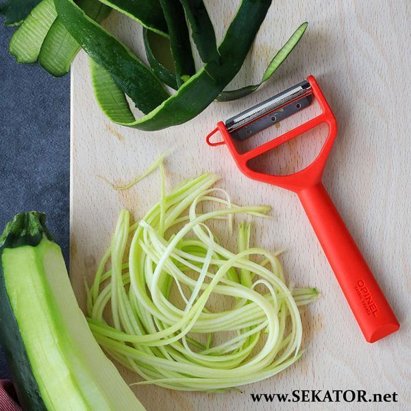 Двостороння овочечистка Opinel T-Duo Polymer Red (Франція) 002429 фото