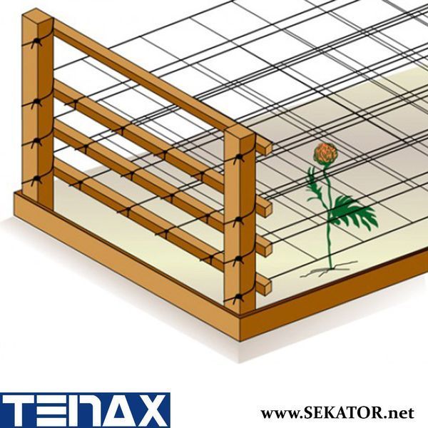 Шпалерна квіткова сітка Tenax / Тенакс HORTINET 7FG (Італія) АРТ0196 фото