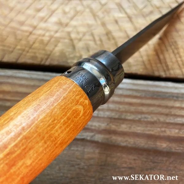 Складний ніж Opinel №9 Carbone VRN, вуглецева сталь (Франція) 113090 фото