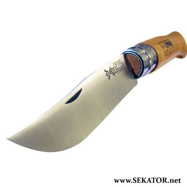 Складаний ніж Opinel №12 Carbone VRN, вуглецева сталь (Франція) 113120 фото