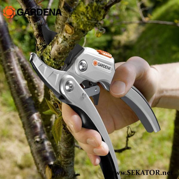 Секатор з храповим механізмом Gardena / Гардена 8798 (Німеччина) 8798-20 фото