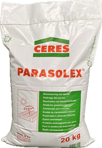 Фарба для затінення теплиць Parasolex / Парасолекс (Бельгія) Parasolex фото