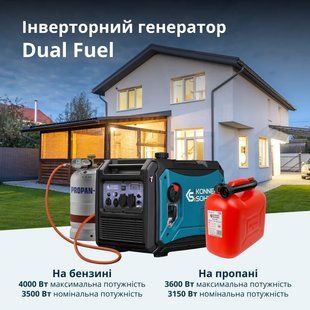 Інверторний газобензиновий генератор K&ouml;nner & S&ouml;hnen 4000iEG S KS 4000iEG S фото