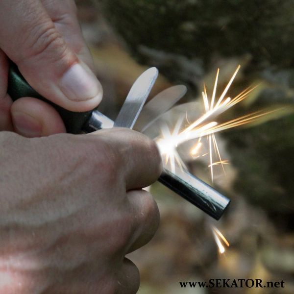 Кресало Wildo / Вілдо Fire-Flash Pro Small, оливковий (Швеція) Fire-Flash Pro Small фото