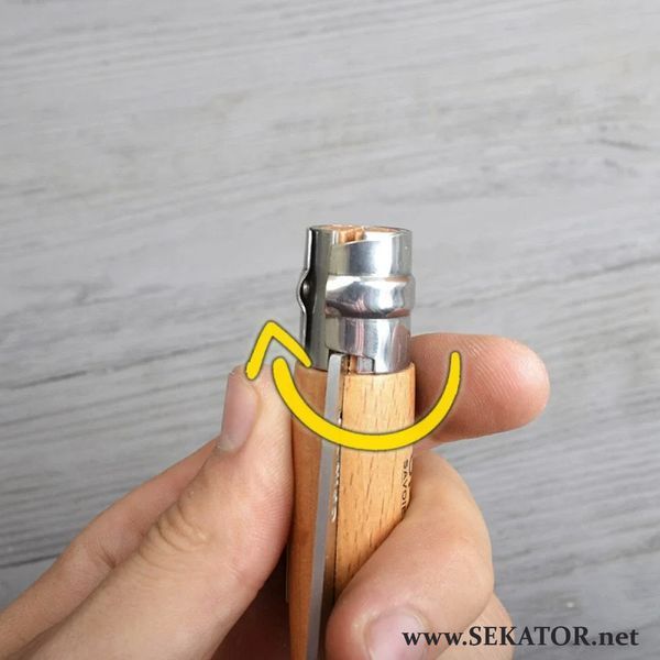 Садовий складний ніж Opinel Jardin №8 VRI, нержавіюча сталь (Франція) 2047805 фото