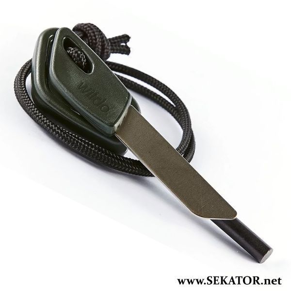 Кресало Wildo / Вілдо Fire-Flash Pro Small, оливковий (Швеція) Fire-Flash Pro Small фото