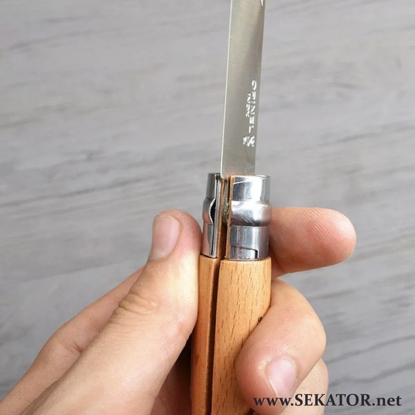 Садовий складний ніж Opinel Jardin №8 VRI, нержавіюча сталь (Франція) 2047805 фото