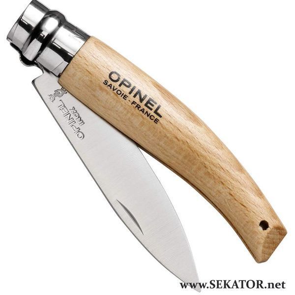 Садовий складний ніж Opinel Jardin №8 VRI, нержавіюча сталь (Франція) 2047805 фото