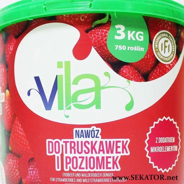 Добриво для полуниці та суниці Yara Vila / Яра Віла, 3 кг (Польща) АРТ0457 фото