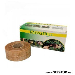 Плівка для щеплення рослин MaxiFilm 70 м * 32 мм, перфорація 9 см (Італія) MaxiFilm_9 фото