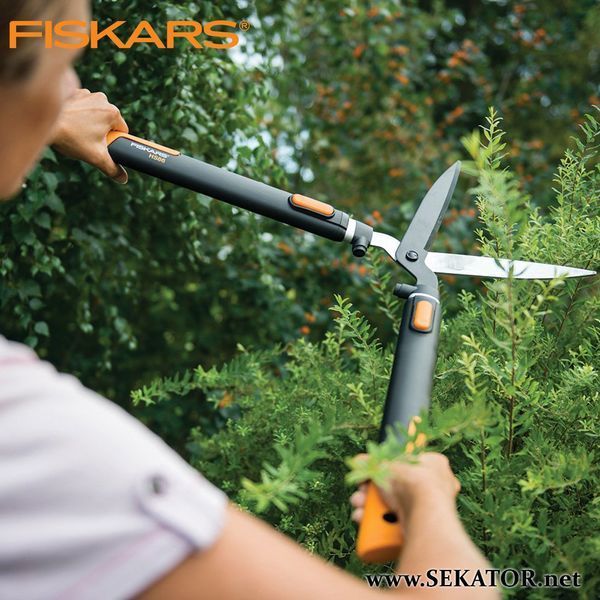 Телескопічні ножиці для кущів Fiskars / Фіскарс SmartFit 114800 114800 фото