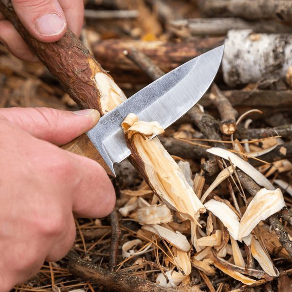 Ніж туристичний компактний BPS Knives Bushmate, вуглецева сталь (Україна) Bushmate CSHF фото