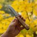Ніж туристичний компактний BPS Knives Bushmate, вуглецева сталь (Україна) Bushmate CSHF фото 8