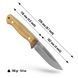 Ніж туристичний компактний BPS Knives Bushmate, вуглецева сталь (Україна) Bushmate CSHF фото 6