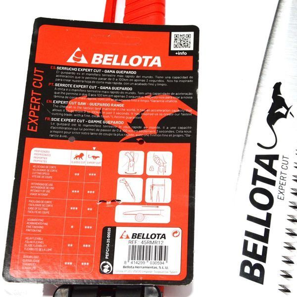 Пила садова Bellota / Белота 45RMR12.B, 474 мм з чохлом (Іспанія) 45RMR12.B фото