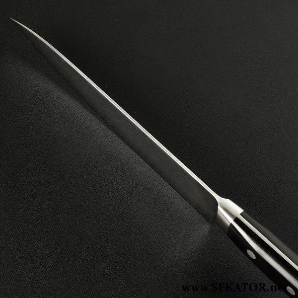 Ніж кухонний HONMAMON / Хонмамон Gyuto/Petty серії VG-10 Damascus, 120 мм (Японія) 4580149741201 фото
