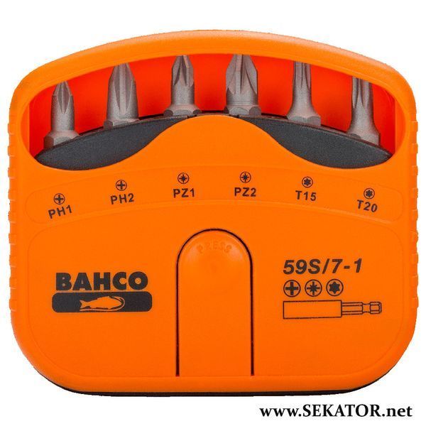Набір біт Bahco / Бако 59S/7-1 (Швеція) 59S/7-1 фото