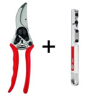 Набір: Cекатор Felco / Фелко 11 + точильний інструмент Felco 905 (Швейцарія) Felco 11+905 фото