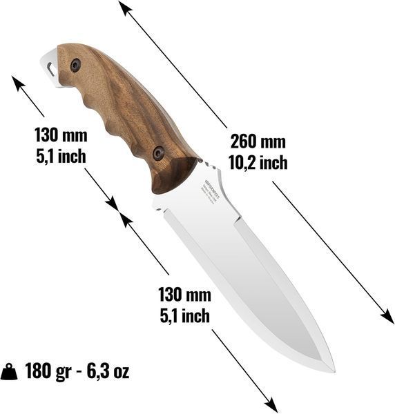 Ніж туристичний BPS Knives HK2 CSH, вуглецева сталь (Україна) HK2 CSH фото