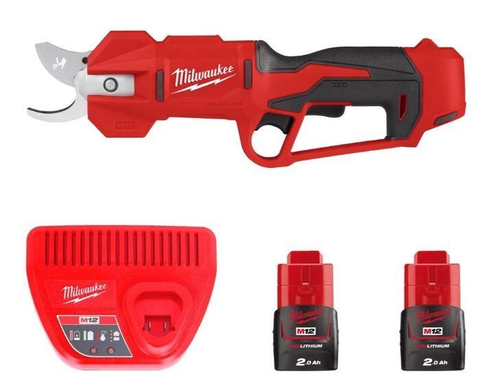 Акумуляторний секатор Milwaukee / Мілуокі M12 BLPRS202 4933480115 (США) M12 BLPRS202 4933480115 фото