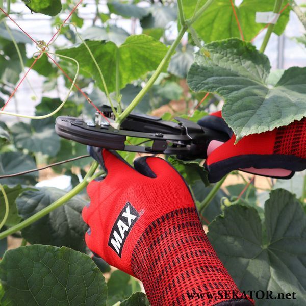 Набір MAX ORIGINAL: садовий степлер MAX HT-R45C(RD) + скоби MAX 604E-L + стрічки MAX TAPE-10VP - 20 рулонів SET MAX HTR45+TP91041 фото