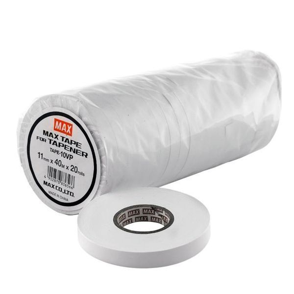 Набір MAX ORIGINAL: садовий степлер MAX HT-R45C(RD) + скоби MAX 604E-L + стрічки MAX TAPE-10VP - 20 рулонів SET MAX HTR45+TP91041 фото
