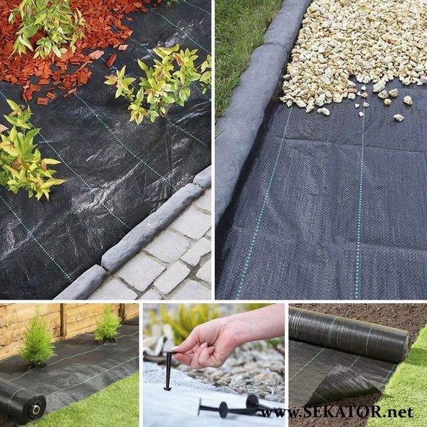 Агротканина чорна Geocover / Геоковер (Польща) 3,30 м Geocover 3.30 фото