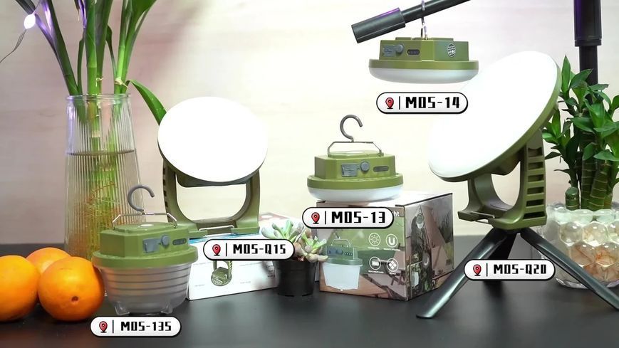 Портативний акумуляторний ліхтар (переносна LED лампа) MOS-14G MOS-14G фото
