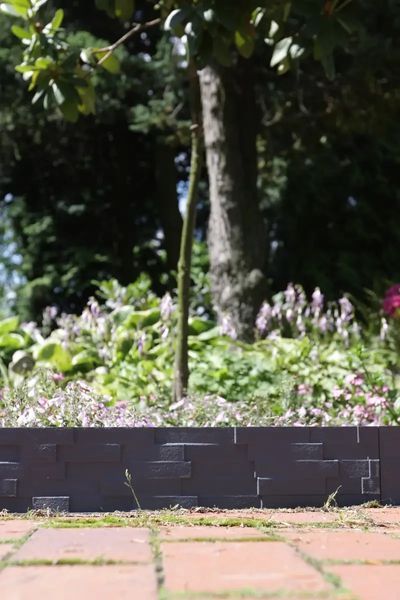Декоративний парканчик GardenPlast Stone Palisade, 2,34 м (Польща) Антрацит Stone Palisade фото