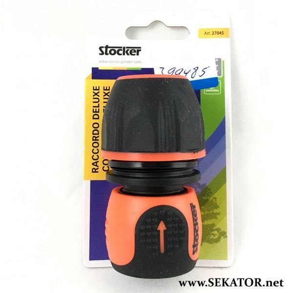 Конектор для шланга Stocker / Штокер DELUXE 27045 - 1/2 5/8 3/4 (Італія) 27045 фото