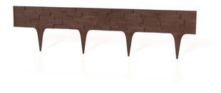 Декоративний парканчик GardenPlast Stone Palisade, 2,34 м (Польща) Коричневий Stone Palisade-2 фото