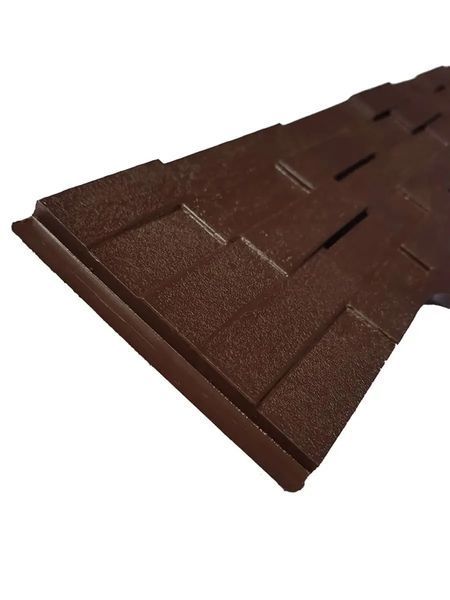 Декоративний парканчик GardenPlast Stone Palisade, 2,34 м (Польща) Коричневий Stone Palisade-2 фото