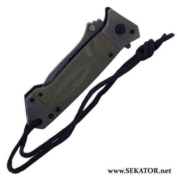 Складаний ніж Mil-Tec / Міл-тек DA35 Олива 15344501 (Німеччина) 4046872354731 фото