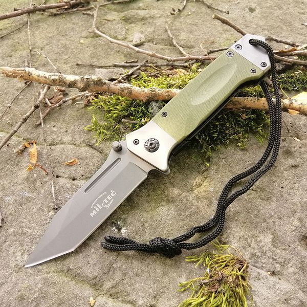 Складаний ніж Mil-Tec / Міл-тек DA35 Олива 15344501 (Німеччина) 4046872354731 фото