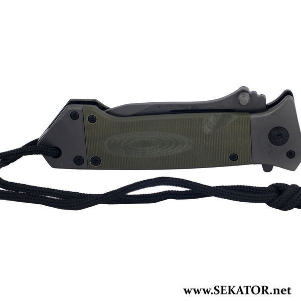 Складаний ніж Mil-Tec / Міл-тек DA35 Олива 15344501 (Німеччина) 4046872354731 фото