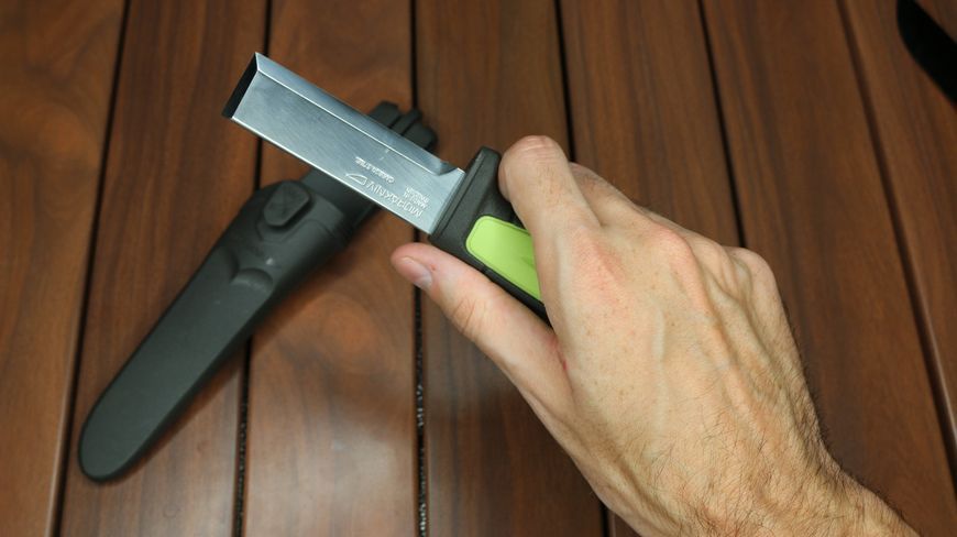Ніж-cтамеска Morakniv Chisel Carbon Steel (Швеція) 12250 фото