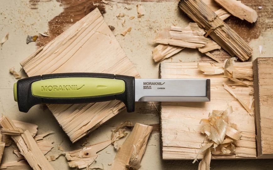 Ніж-cтамеска Morakniv Chisel Carbon Steel (Швеція) 12250 фото