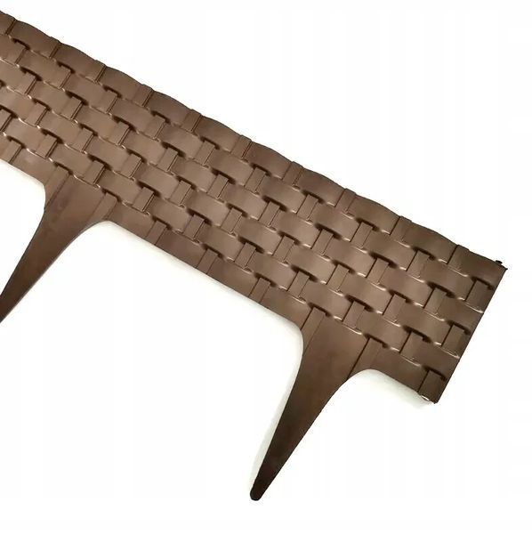 Декоративний парканчик GardenPlast Rattan Palisade, 2,4 м (Польща) Коричневий Rattan Palisade-2 фото