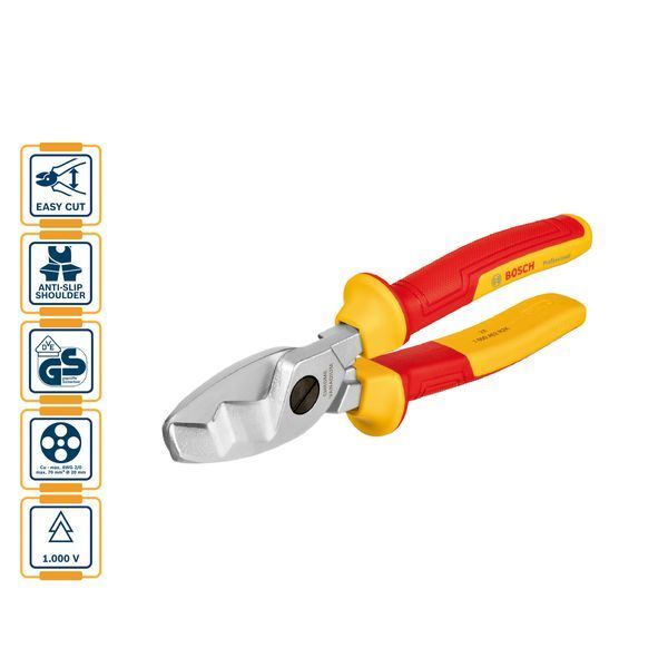 Ножиці (кусачки електрика) VDE Bosch / Бош 1600A02NF4, 200 мм (Швеція) 1600A02NF4 фото