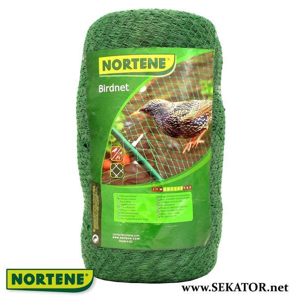 Захисна сітка від птахів Intermas-Nortene Birdnet 4*50 м, зелена (Угорщина) Birdnet 4*50 фото