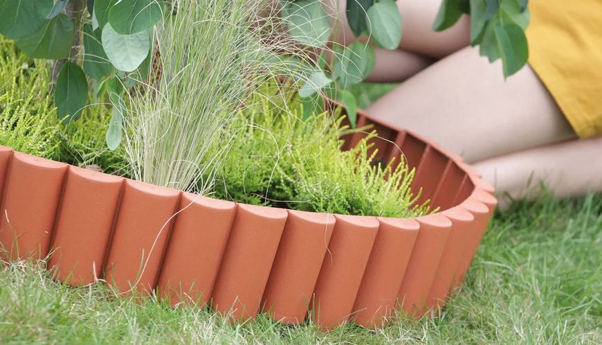 Декоративний парканчик GardenPlast Palgarden, 2,5 м (Польща) Теракотовий Palgarden-2,5 t фото