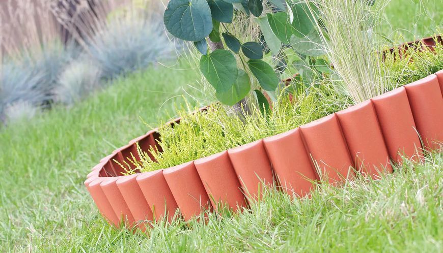 Декоративний парканчик GardenPlast Palgarden, 2,5 м (Польща) Теракотовий Palgarden-2,5 t фото