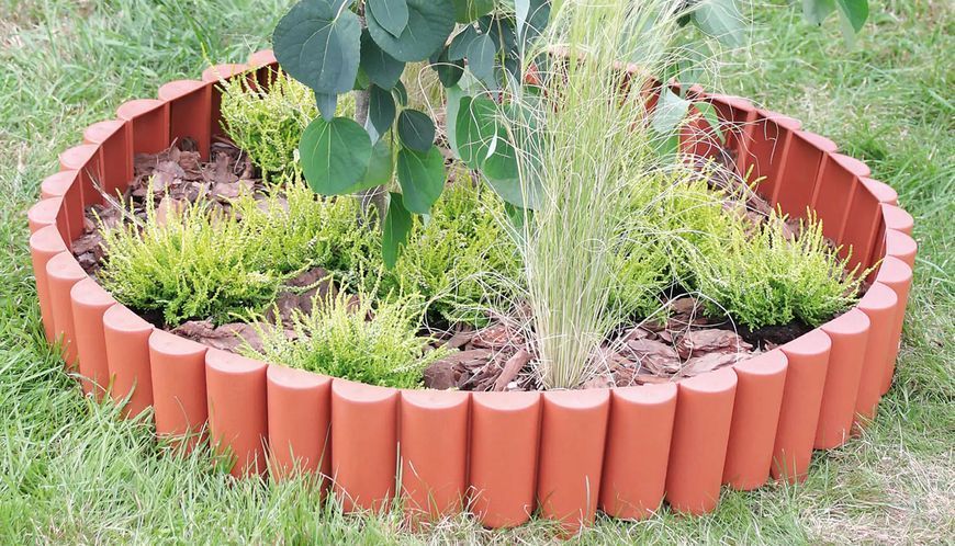 Декоративний парканчик GardenPlast Palgarden, 2,5 м (Польща) Теракотовий Palgarden-2,5 t фото