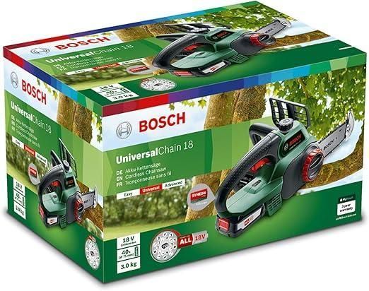 Пила акумуляторна ланцюгова Bosch / Бош UniversalChain 18 (06008B8000) 06008B8000 фото