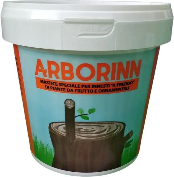 Садова замазка для обрізки та щеплення Arborinn, 0,5 кг (Італія) Arborinn 0.5 фото